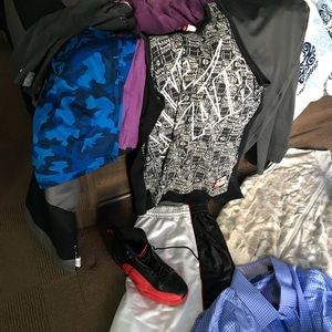 2 bags Various XXL men’s clothes & shoes.